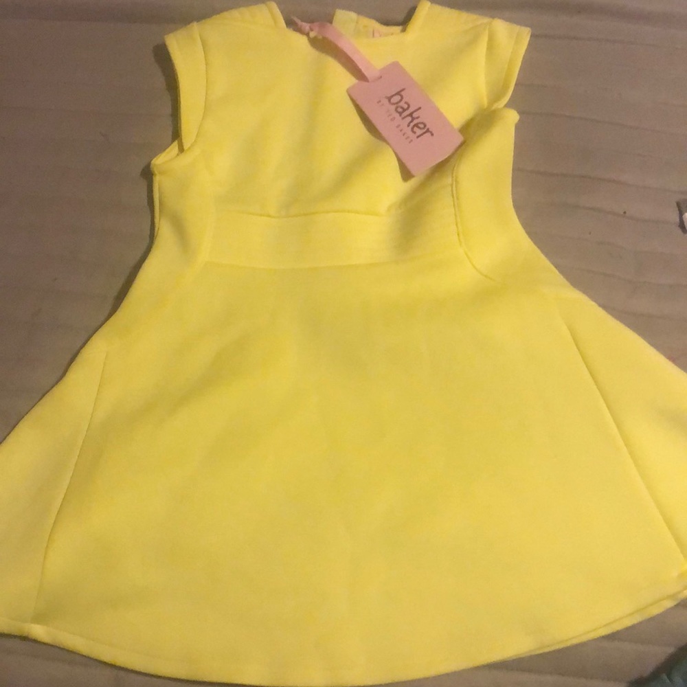 Yellow Ted Baker dress